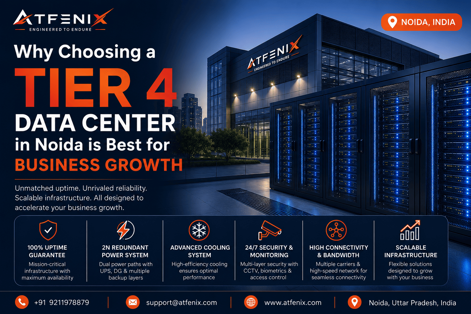 Tier 4 Data Center in Noida